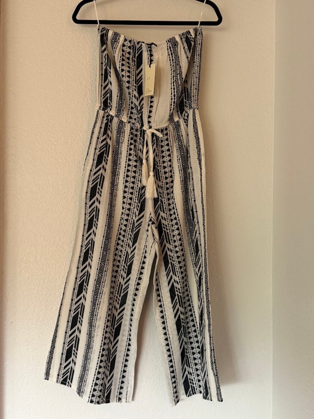Printed Strapless Jumpsuit / Romper